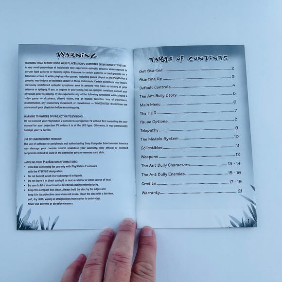 The Ant Bully Sony PlayStation 2, 2006 PS2 Complete CIB + Registration Card - Picture 6 of 11